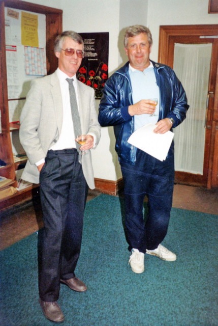 John Commerford and Roger Grogut in May 1988