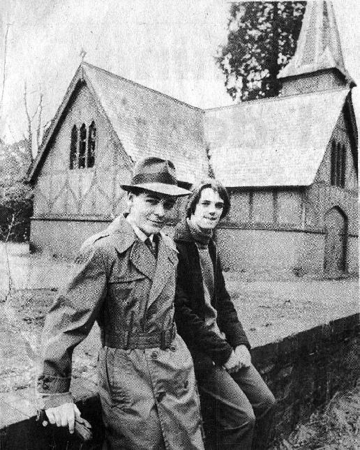 John Clarke at Brookwood Cemetery in 1979