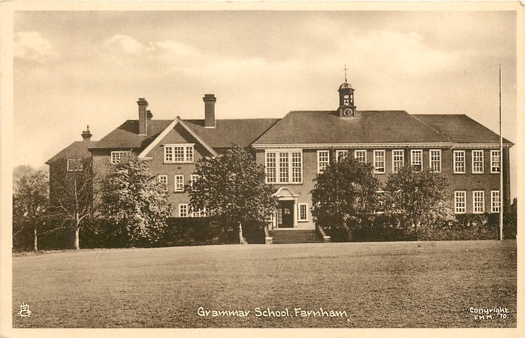 Farnham Grammar School in 1951