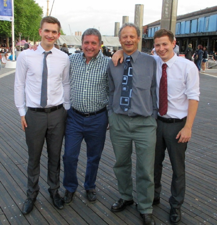 Ross Walden (Aeronautical Engineering), Julian, Mike, Josh Mehta (Chemistry)