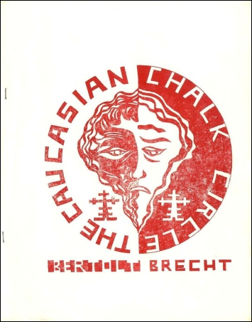 Programme cover for "The caucasian Chalk Circle", Farnham College, 1976