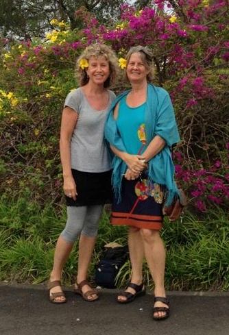 Sally Ann and Georgie Heathcote, Mauritius, 2016