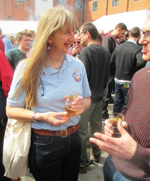 This year we were delighted to be joined by Gillian Elliott (Mansfield), shown here chatting with John Clarke